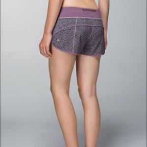 Lululemon speed shorts